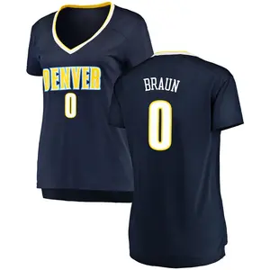 Denver Nuggets Fast Break Navy Christian Braun Jersey - Icon Edition - Women's