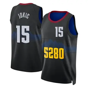Denver Nuggets Swingman Black Nikola Jokic 2023/24 City Edition Jersey - Men's