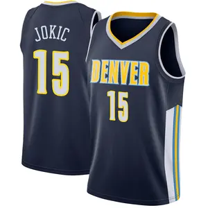 Denver Nuggets Swingman Navy Nikola Jokic Jersey - Icon Edition - Men's