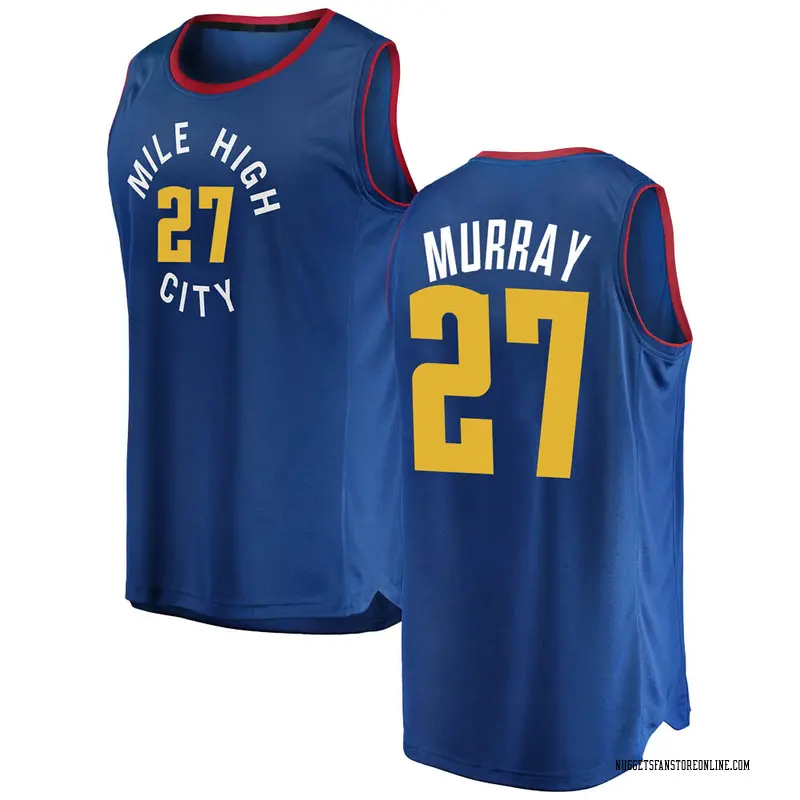 Fanatics Branded Denver Nuggets Blue Jamal Murray 2018/19 ...