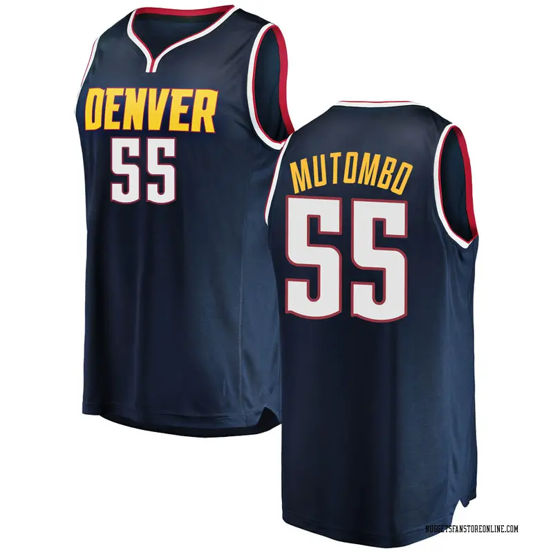 denver nuggets navy blue jersey