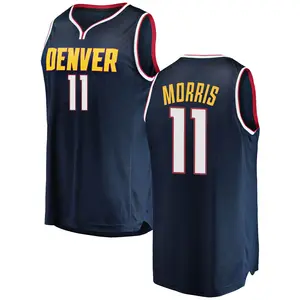 Fanatics Branded Denver Nuggets Navy Monte Morris 2018/19 Fast Break Jersey - Icon Edition - Youth