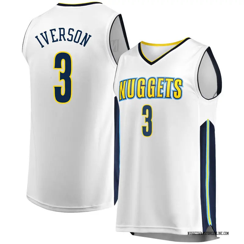 Fanatics Branded Denver Nuggets Swingman White Allen ...