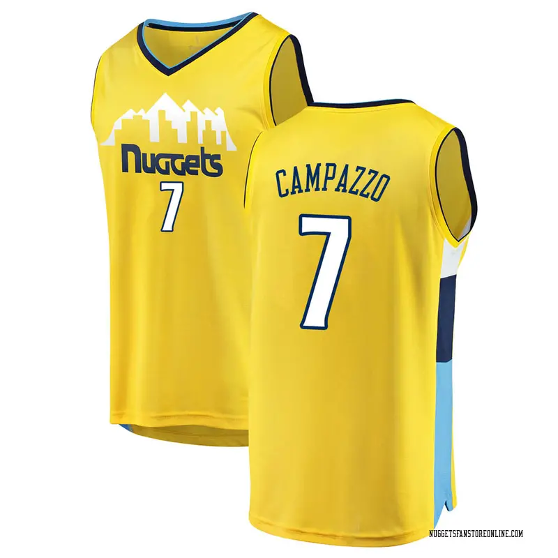 Fanatics Branded Denver Nuggets Swingman Yellow Facundo ...