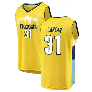 Fanatics Branded Denver Nuggets Swingman Yellow Vlatko Cancar Fast Break Jersey - Statement Edition - Youth