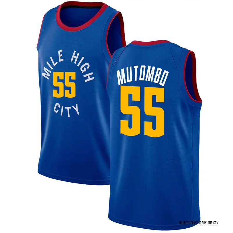 dikembe mutombo nuggets jersey