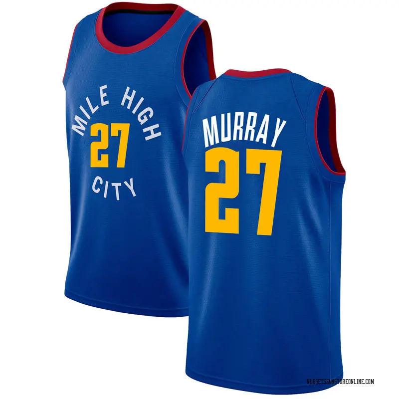 Nike Denver Nuggets Swingman Blue Jamal Murray Jersey Statement