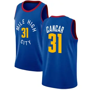 Nike Denver Nuggets Swingman Blue Vlatko Cancar Jersey - Statement Edition - Youth