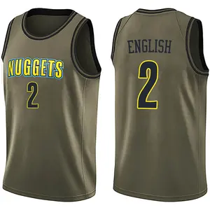 Nike Denver Nuggets Swingman Green Alex English Salute to Service Jersey - Youth