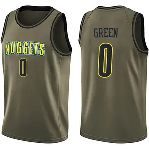 Nike Denver Nuggets Swingman Green JaMychal Green Salute to Service Jersey - Men's