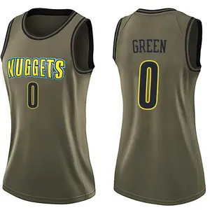 Nike Denver Nuggets Swingman Green JaMychal Green Salute to Service Jersey - Women's