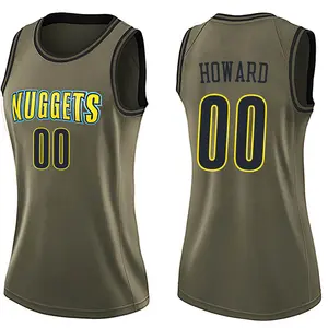 Nike Denver Nuggets Swingman Green Markus Howard Salute to Service Jersey - Women's