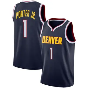 Nike Denver Nuggets Swingman Navy Michael Porter Jr. Jersey - Icon Edition - Men's