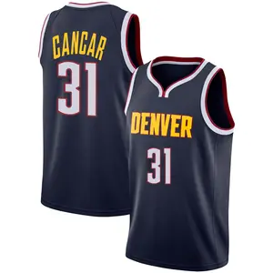 Nike Denver Nuggets Swingman Navy Vlatko Cancar Jersey - Icon Edition - Youth