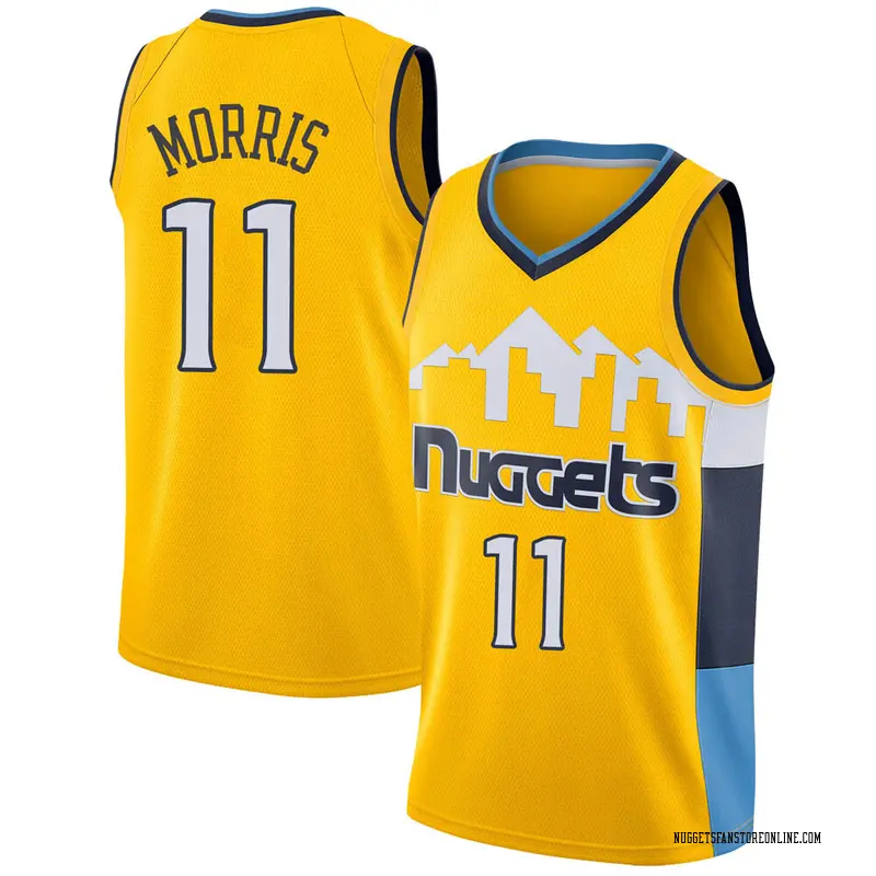 Nike Denver Nuggets Swingman Yellow Monte Morris Jersey - Statement Edition - Men's