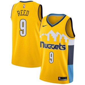 Denver Nuggets Swingman Yellow Davon Reed Jersey - Statement Edition - Youth