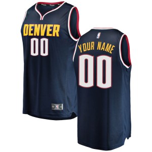 Denver Nuggets Fast Break Navy Custom 2018/19 Jersey - Icon Edition - Youth
