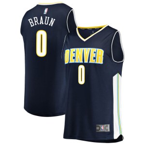 Denver Nuggets Fast Break Navy Christian Braun Jersey - Icon Edition - Men's