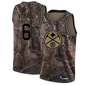 Denver Nuggets Swingman Camo Bryn Forbes Realtree Collection Jersey - Youth