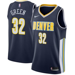 Denver Nuggets Swingman Green Jeff Green Navy Jersey - Icon Edition - Youth
