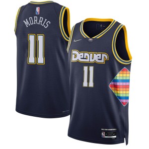 Denver Nuggets Swingman Navy Monte Morris 2021/22 City Edition Jersey - Youth