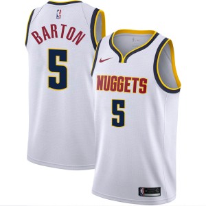 Denver Nuggets Swingman White Will Barton 2020/21 Jersey - Association Edition - Youth