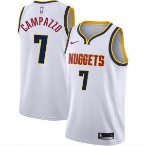 Denver Nuggets Swingman White Facundo Campazzo 2020/21 Jersey - Association Edition - Youth