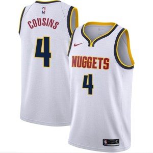 Denver Nuggets Swingman White DeMarcus Cousins 2020/21 Jersey - Association Edition - Youth