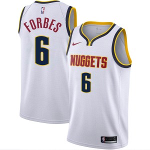 Denver Nuggets Swingman White Bryn Forbes 2020/21 Jersey - Association Edition - Youth