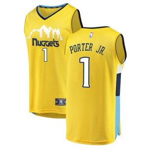 Denver Nuggets Yellow Michael Porter Jr. Fast Break Jersey - Statement Edition - Men's