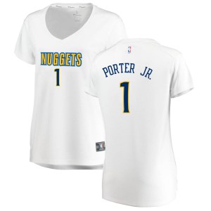 Denver Nuggets White Michael Porter Jr. Fast Break Jersey - Association Edition - Women's