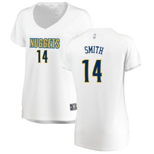 Denver Nuggets Fast Break White Ish Smith Jersey - Association Edition - Women's