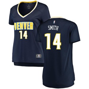 Denver Nuggets Fast Break Navy Ish Smith Jersey - Icon Edition - Women's