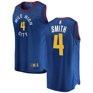 Denver Nuggets Fast Break Blue Ish Smith 2018/19 Jersey - Statement Edition - Youth