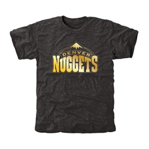 Denver Nuggets Gold Collection Tri-Blend T-Shirt - Black - Men's