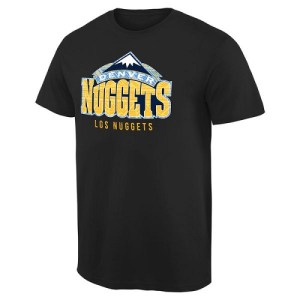 Denver Nuggets Black Noches Enebea T-Shirt - - Men's